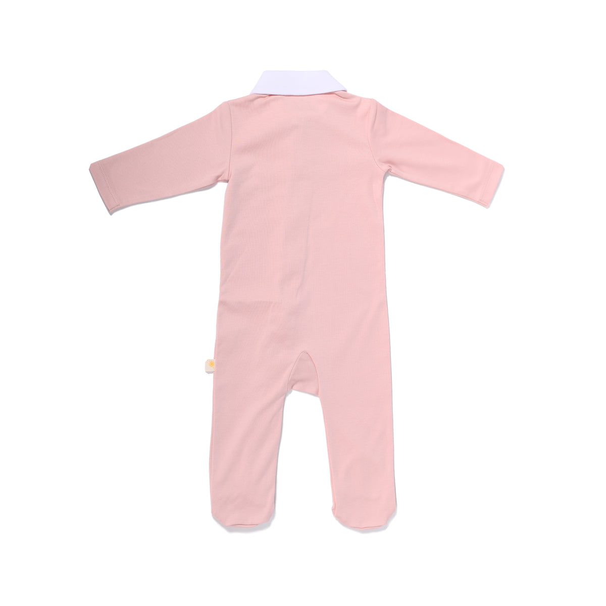 Leonora Footed Onesie - Pink