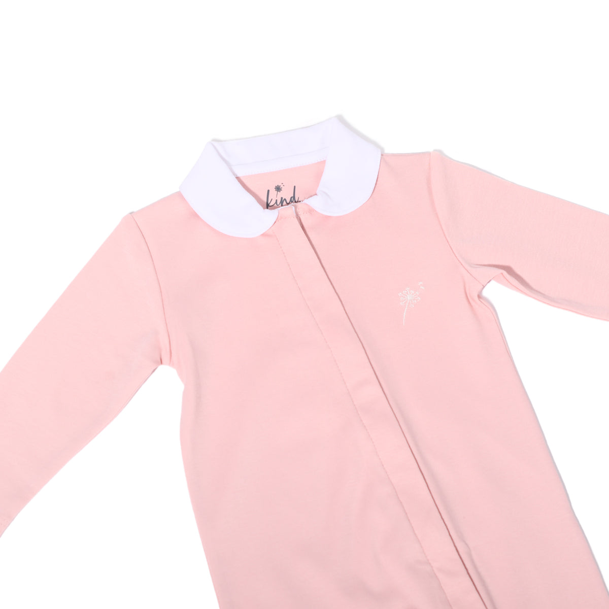 Leonora Footed Onesie - Pink