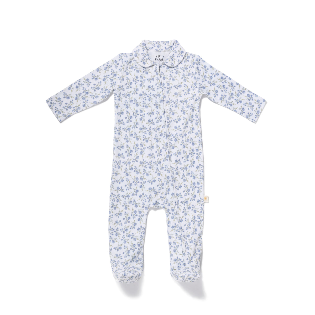 Leonora Footed Onesie - Floral