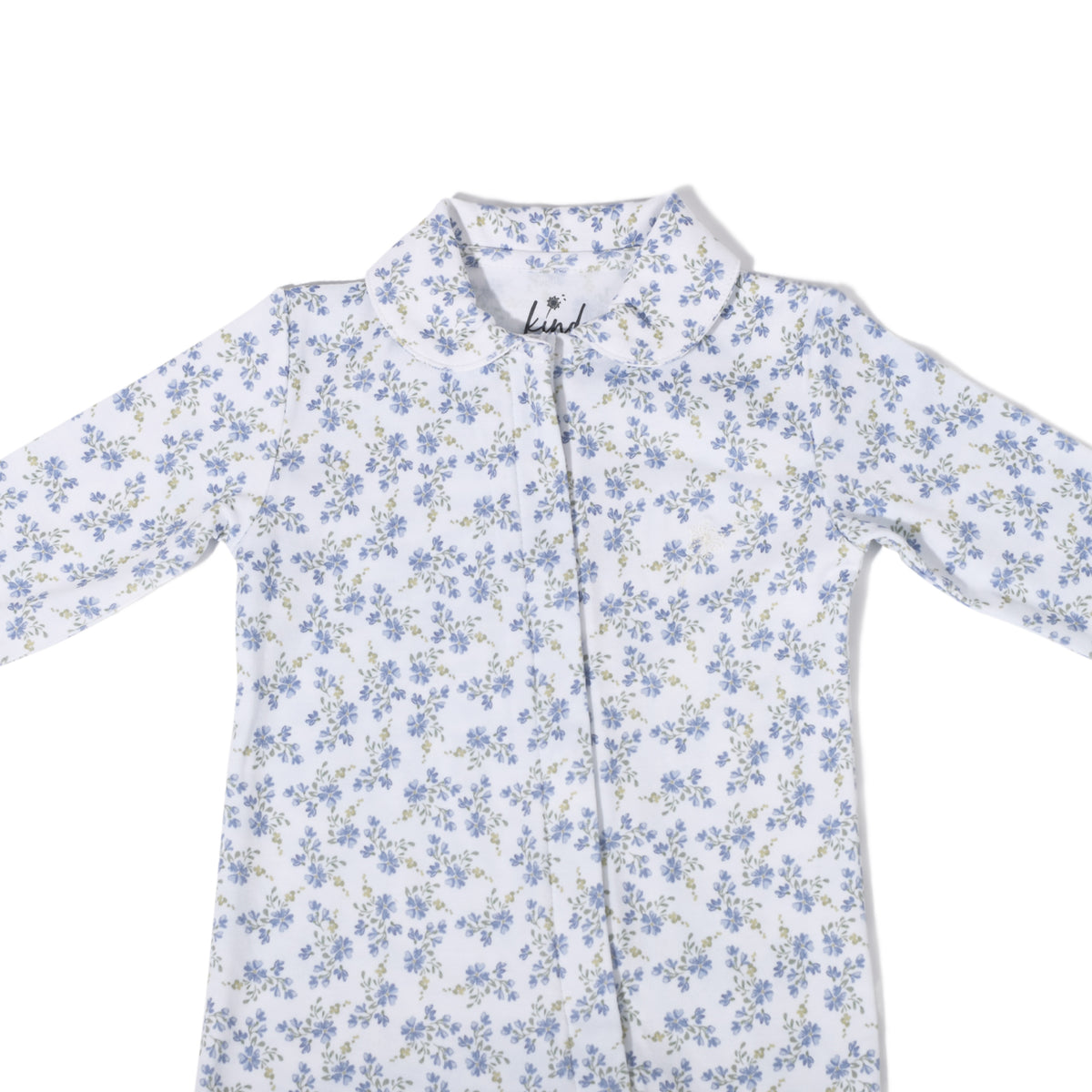 Leonora Footed Onesie - Floral