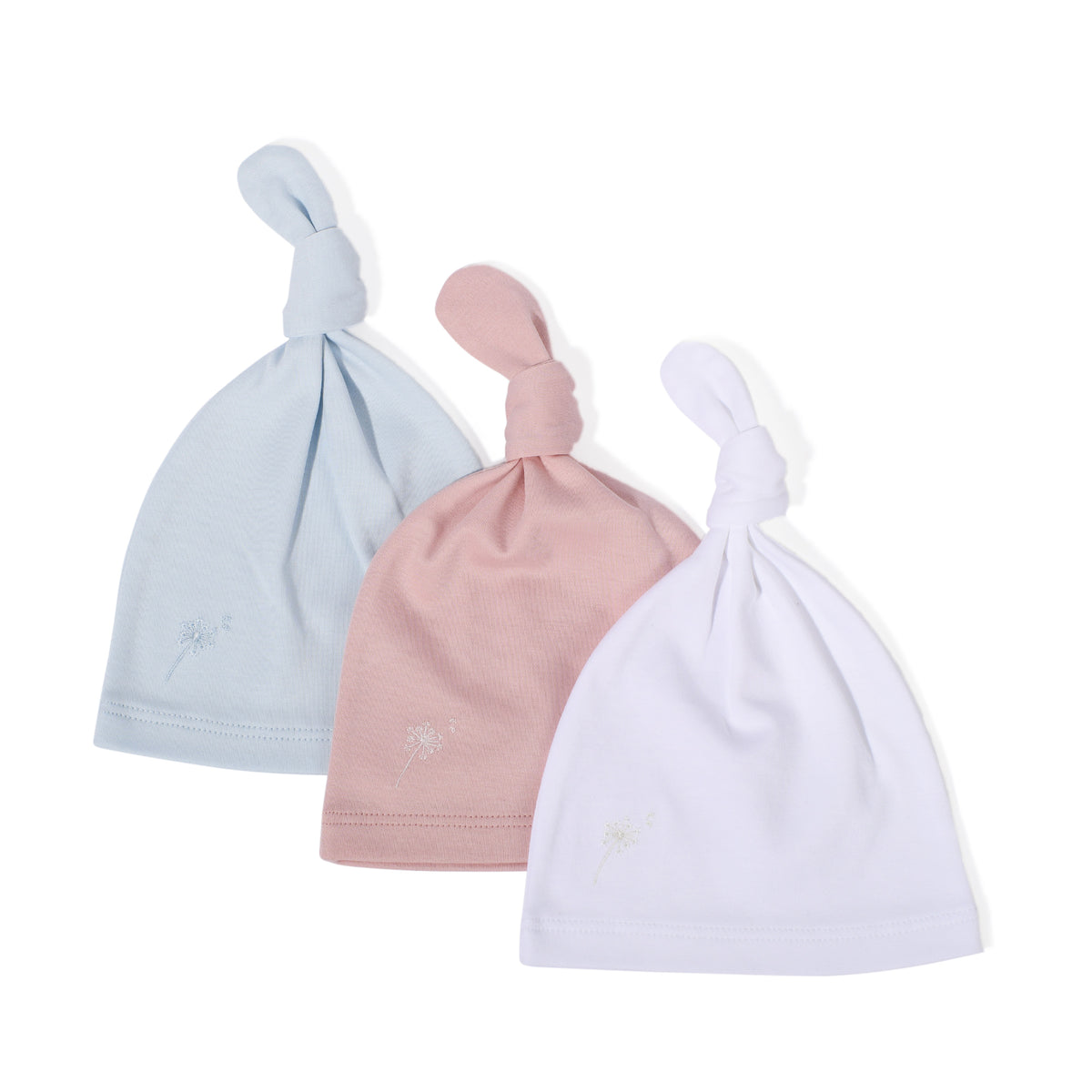 Knot Baby Hat - White