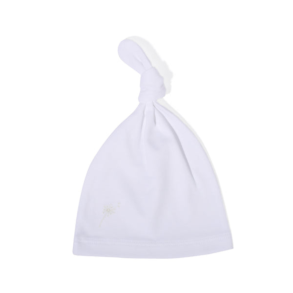 Knot Baby Hat - White