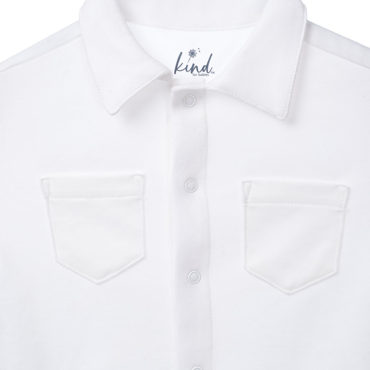 Oliver long sleeve shirt - Ecowhite