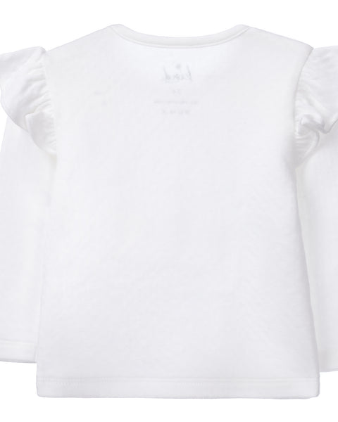 Lucy long sleeve top - Ecowhite