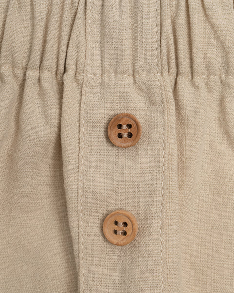 Linen shorts - Beige