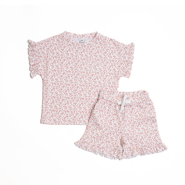 Short girl set - Little flowers