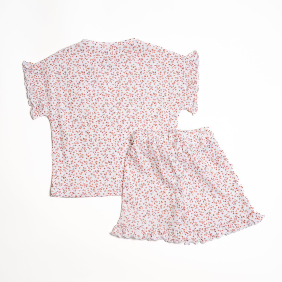 Short girl set - Little flowers