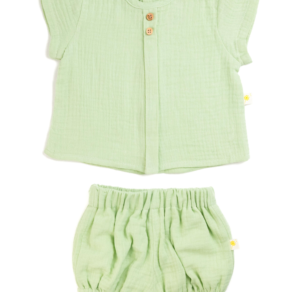 Oliver T Shirt & Short Set - Pale Green