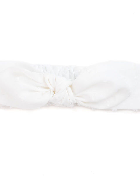 Bow Headband - White