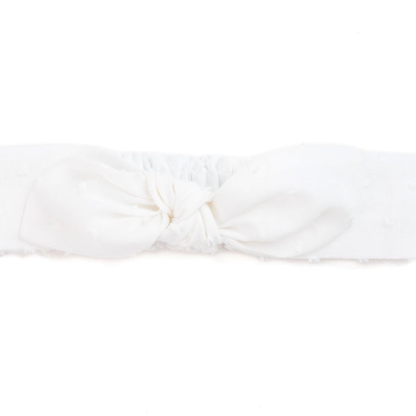 Bow Headband - White