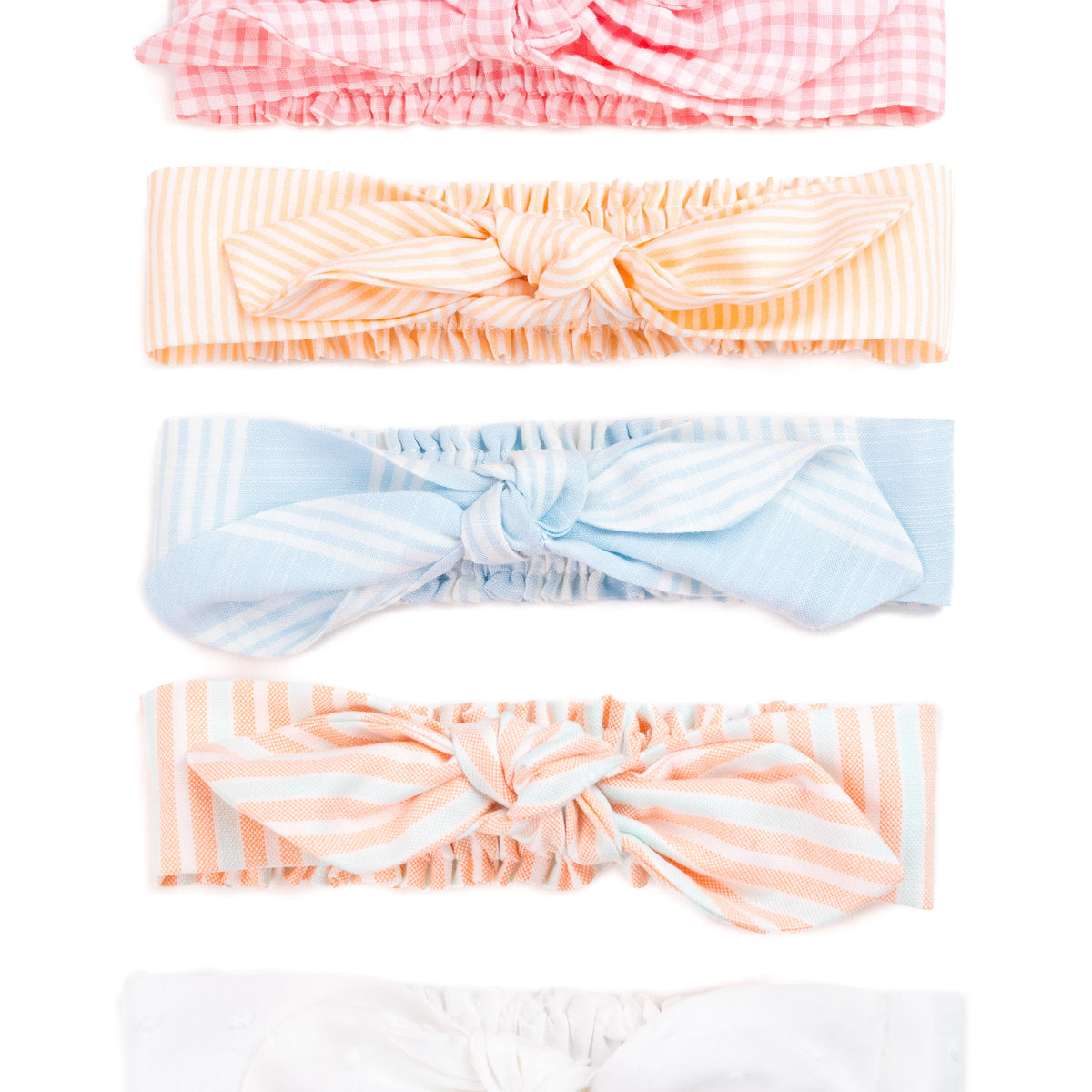 Bow Headband - Pink gingham