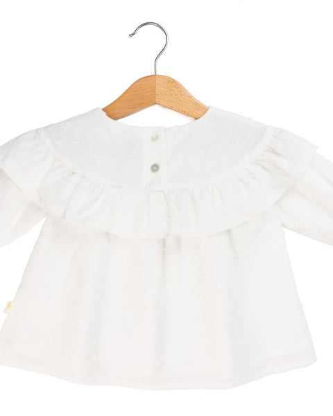 Plumetti ruffle blouse