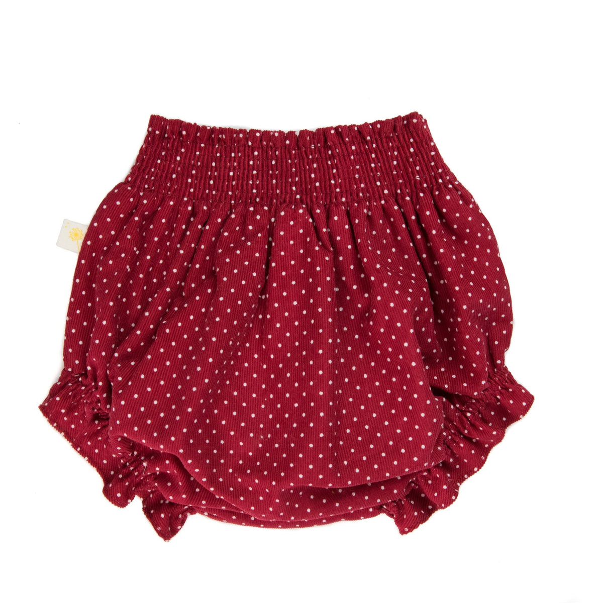 Red baby shorts