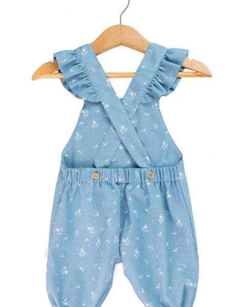 Denim girl overall